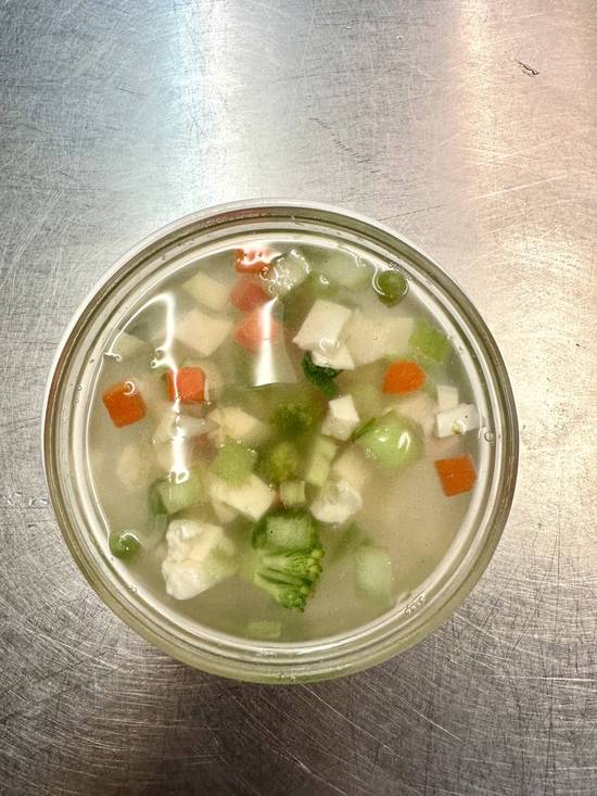 S13. vegetables and tofu soup  瓜菜豆腐汤